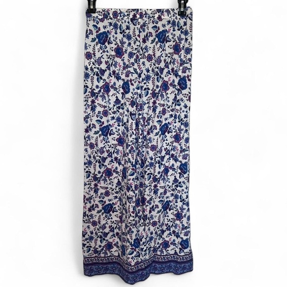 Joie Floral Wide Leg Pants Women’s Medium Boho Flowy Print Trousers - Picture 5 of 6